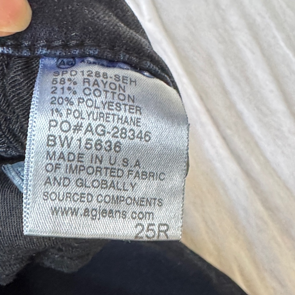 AG Adriano Goldschmied Black Skinny Jeans - Picture 4 of 4